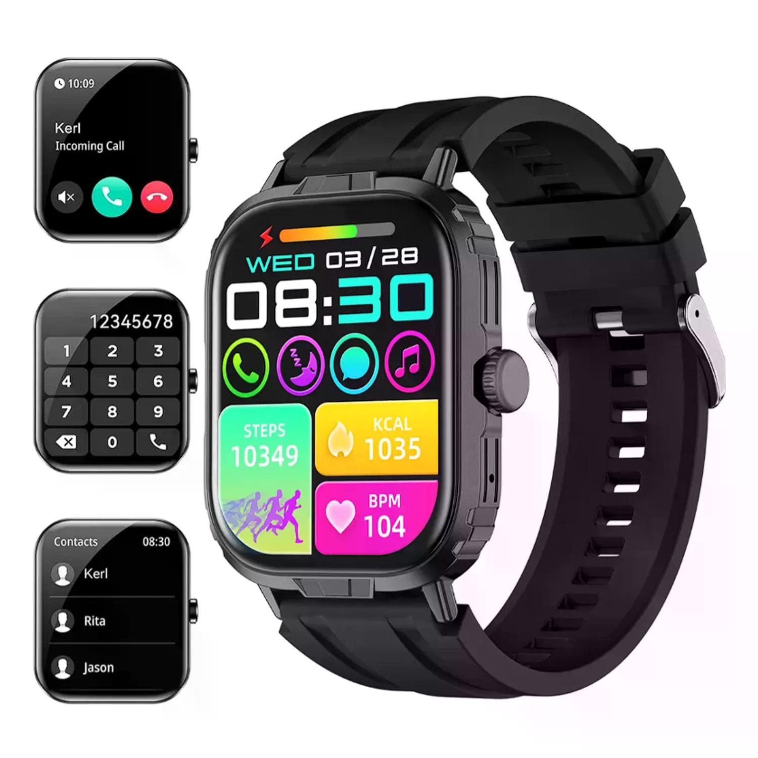 Reloj inteligente M106 vista frontal pantalla 2.1 pulgadas